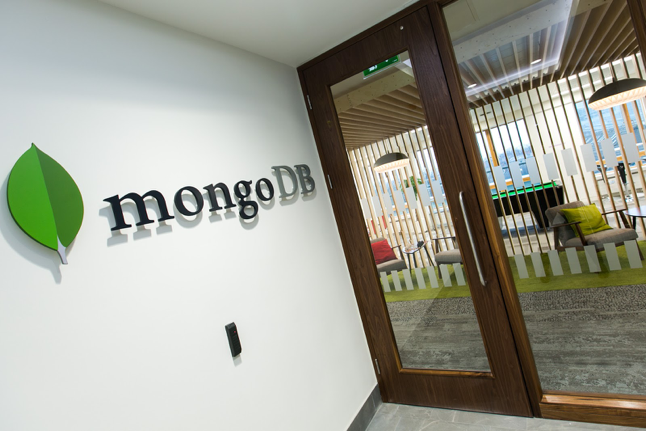 The entrance to the MongoDB Dublin office