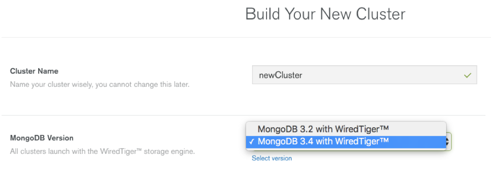 Deploy MongoDB 3.4 cluster