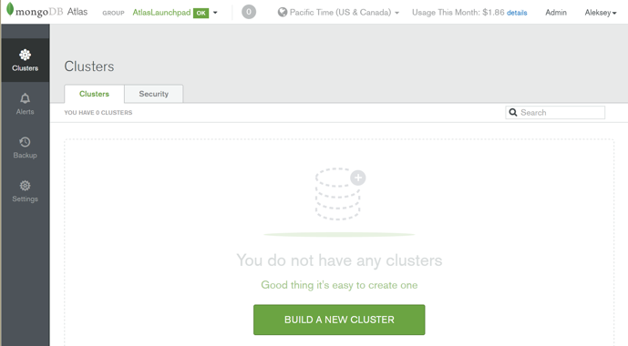 MongoDB Atlas Clusters
