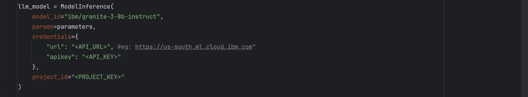 Example code