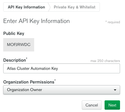 API Key Information