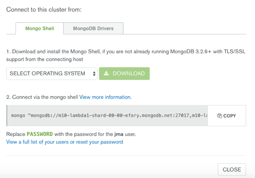 import data mongodb compass mac