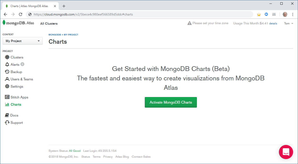 Mongodb Charts Demo