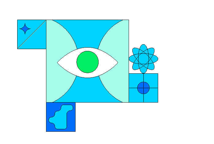 Visual asset for the visionary archetype featuring an eye