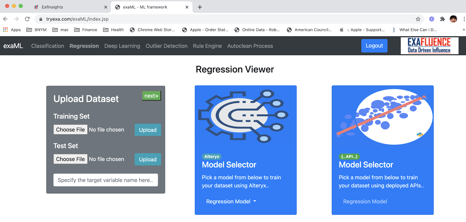 Regression Viewer