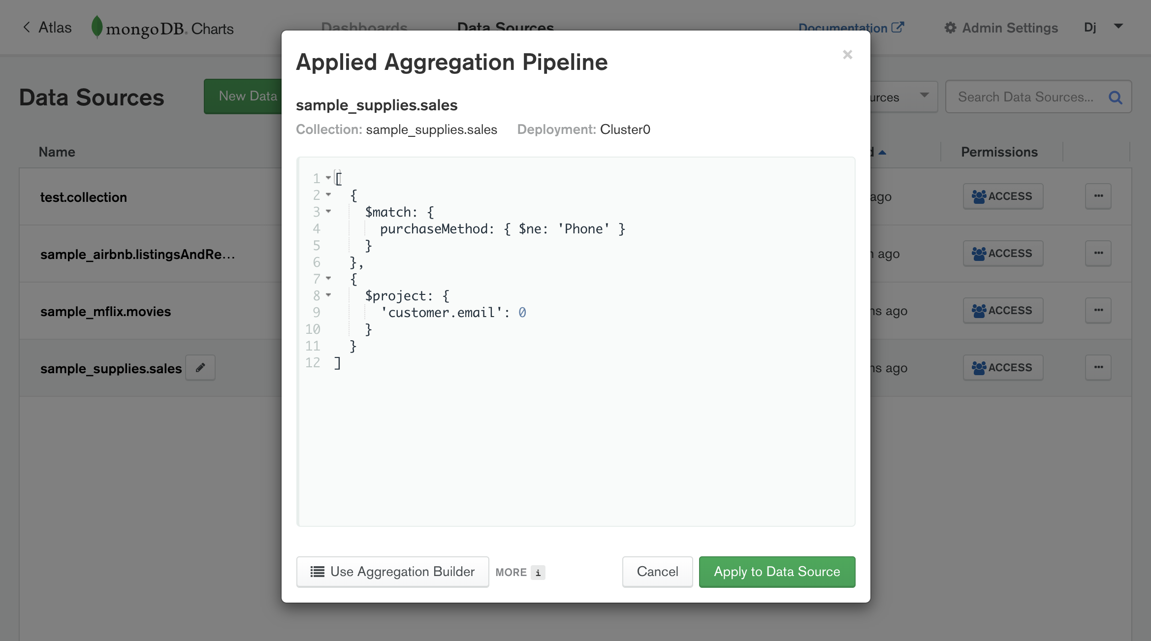 mongodb compass filter by date