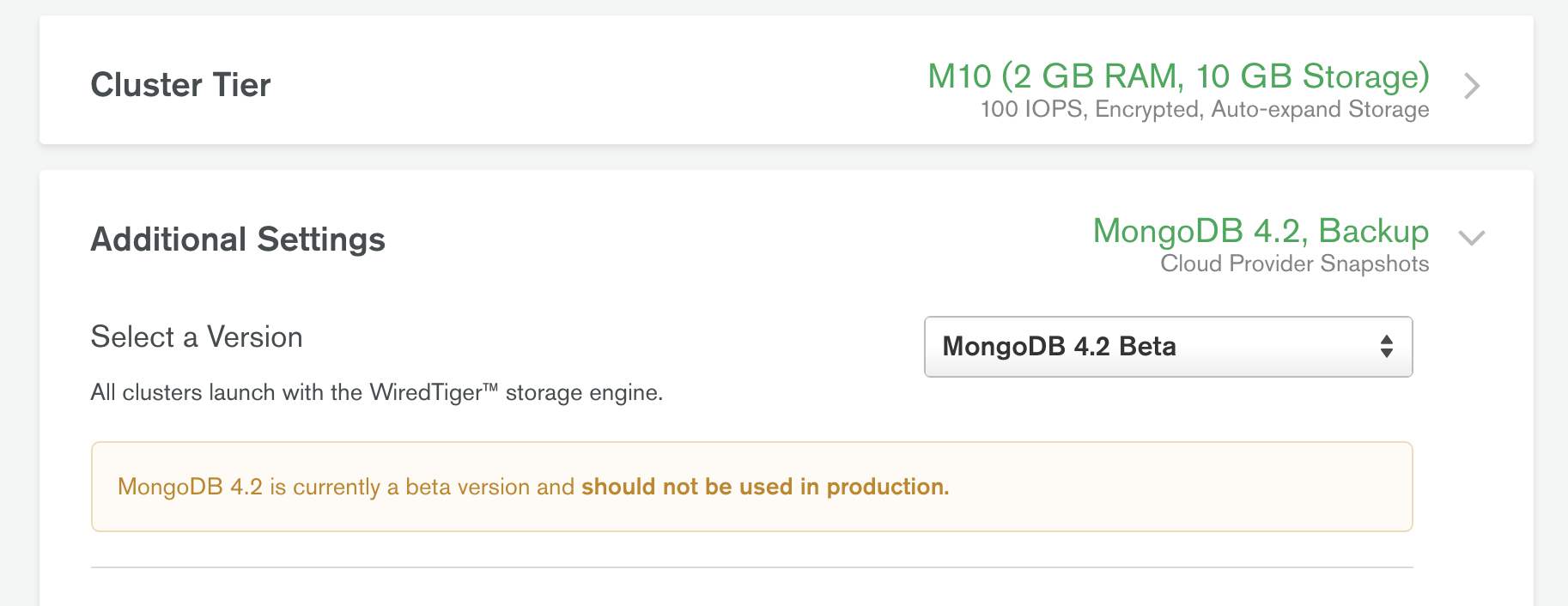 How to Experience MongoDB 4.2 Beta on Atlas | MongoDB Blog