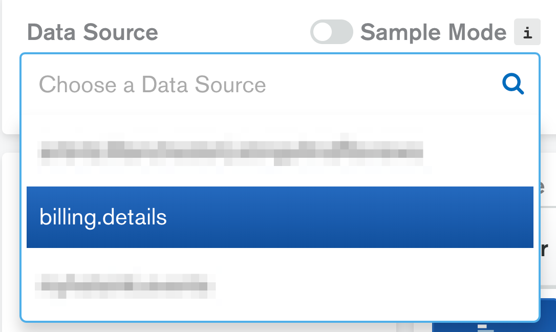 Selecting the Data Source