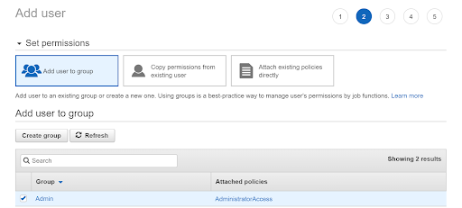 Set Permissions