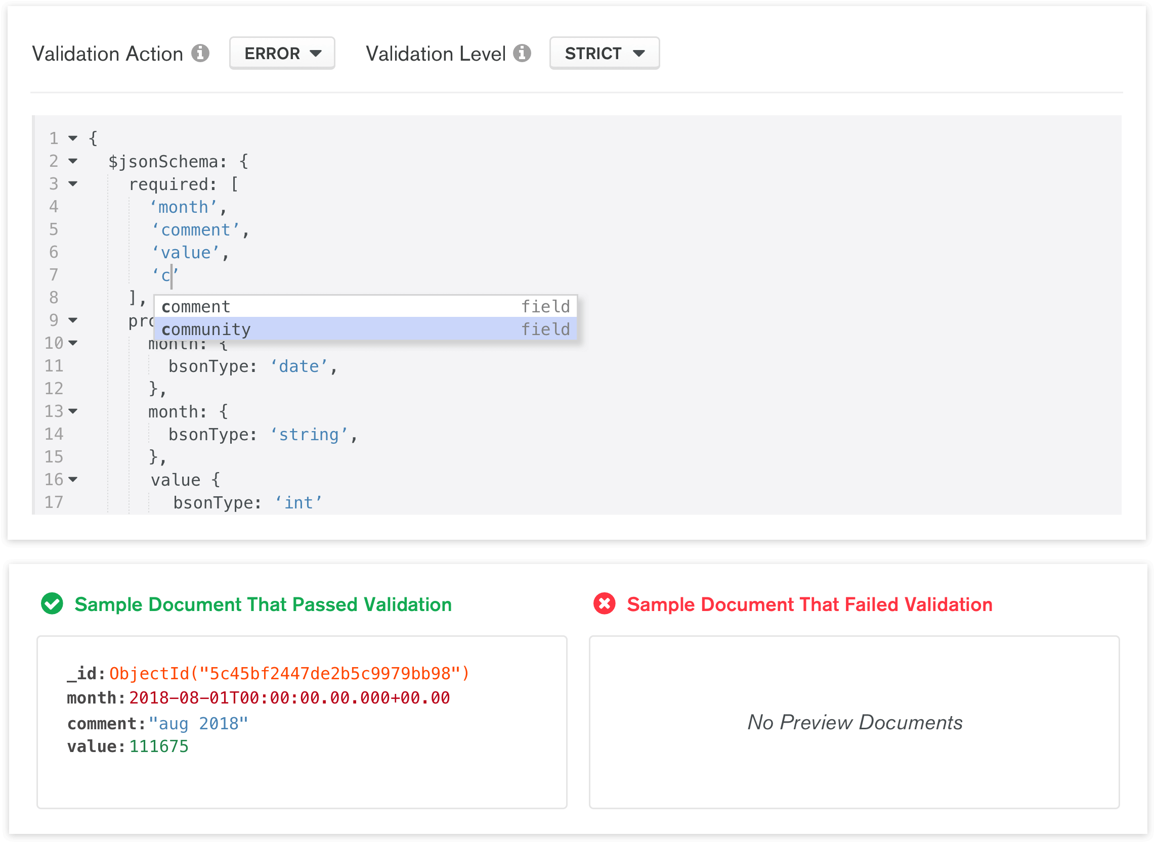 mongodb compass insert document