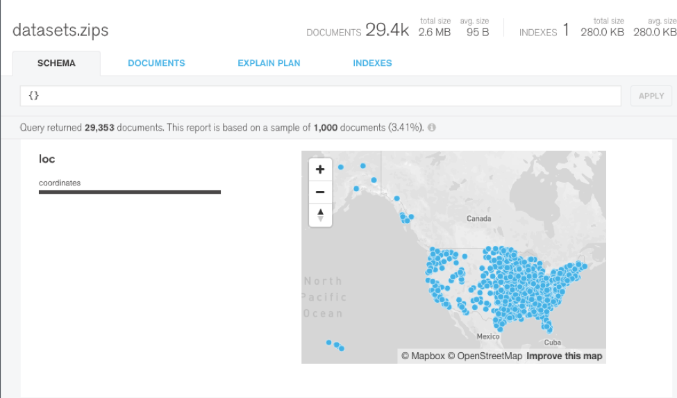 mongodb compass query distinct values